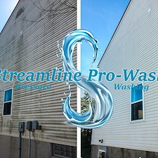 Unbelievable before and after photos of House washing in Charlotte, NC